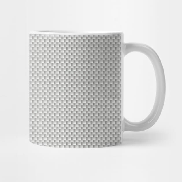 Grey and White Simulated Carbon Fiber by podartist